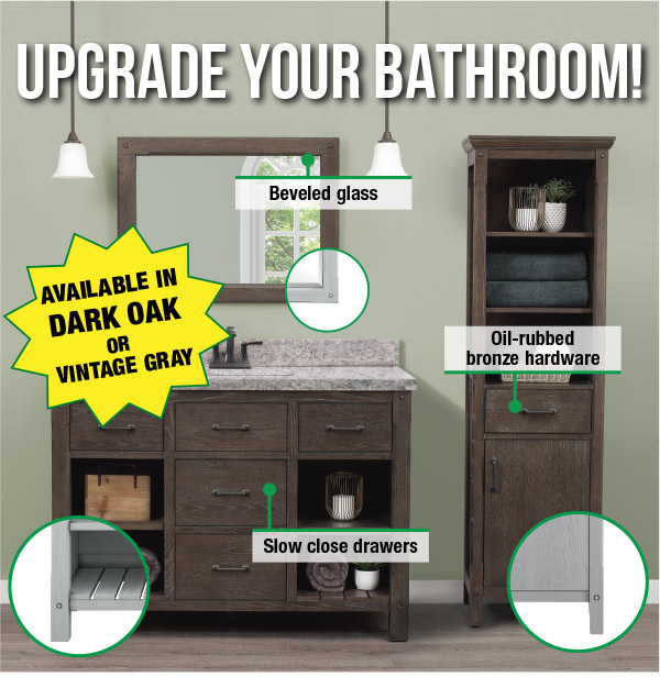 Save BIG on Vanities! Menards