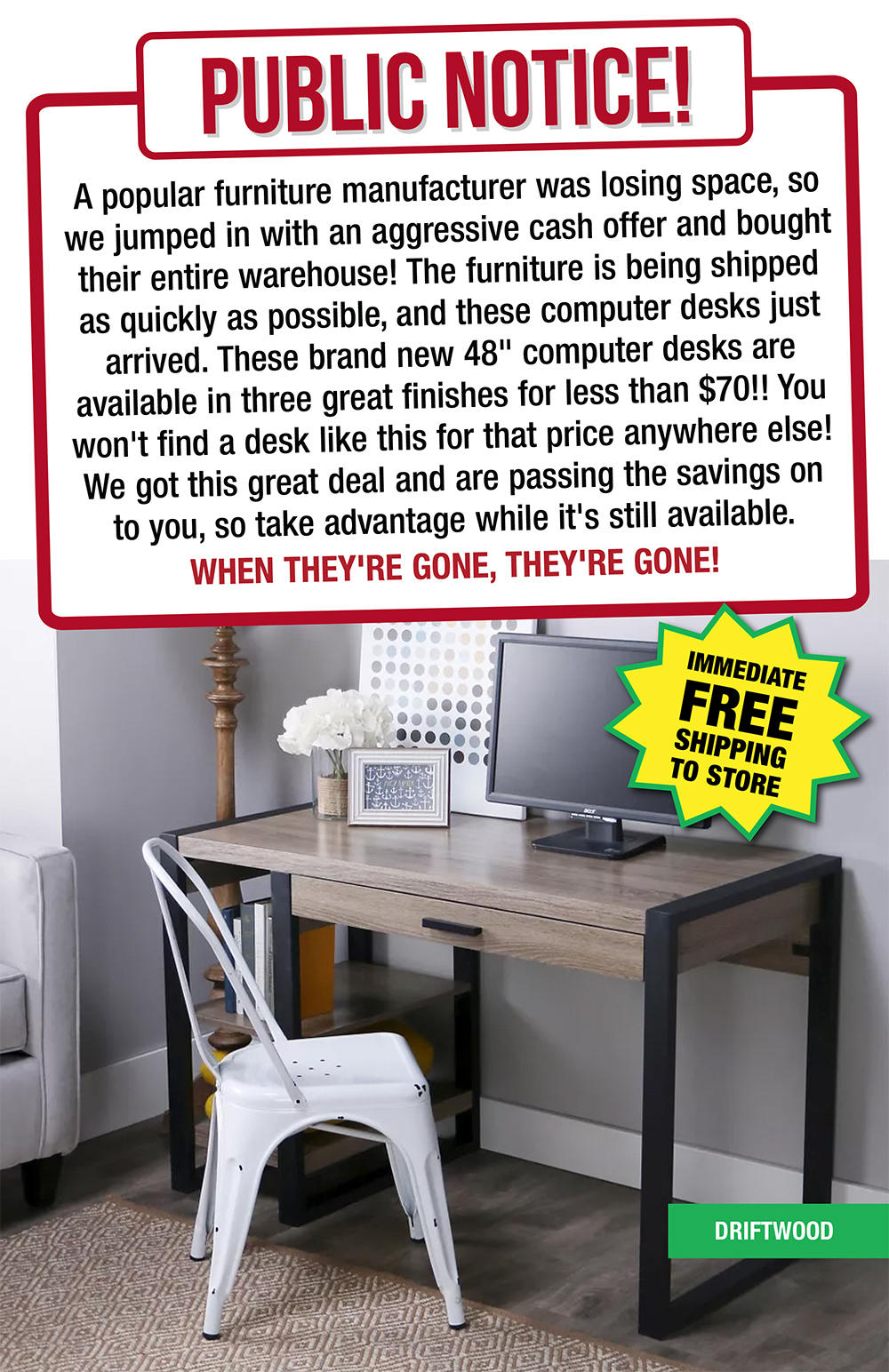 Computer Desks for UNDER 70 Menards
