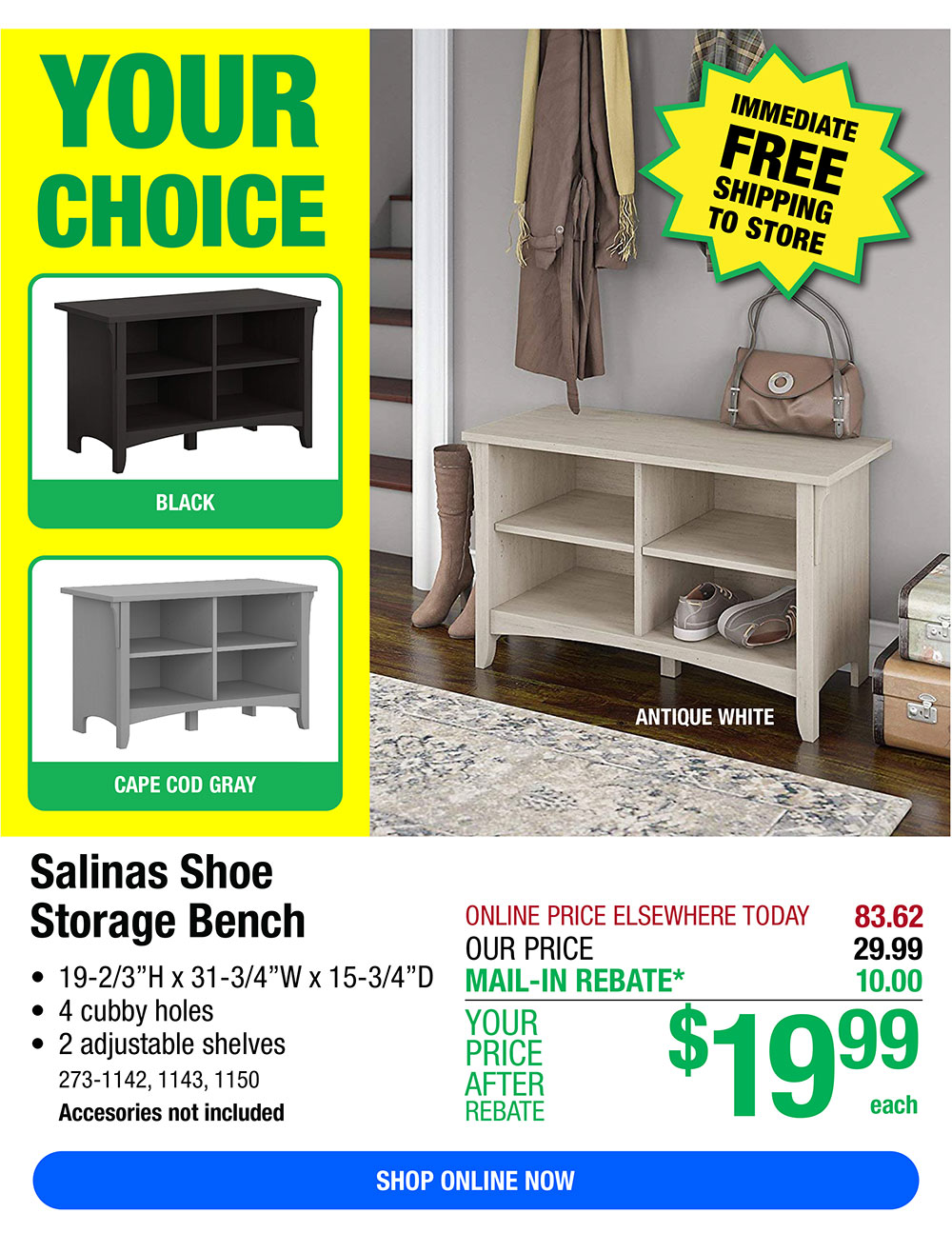 Set of 2 End Tables ONLY 39.99! Menards