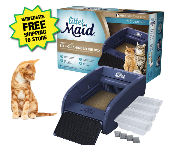 Menards cat litter outlet box