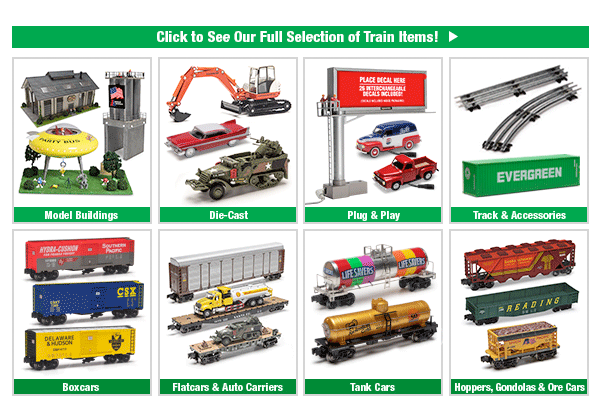 Click To See Our Full Selection of Train Items!