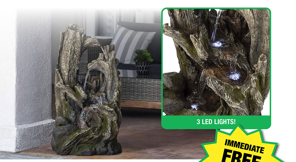 Pump Barrel Fountain Under 30! Menards