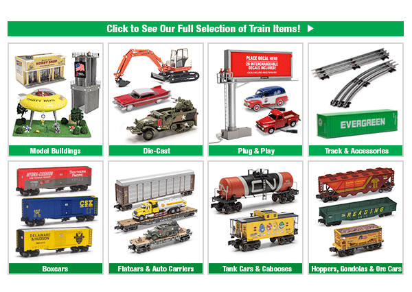Click To See Our Full Selection of Train Items!