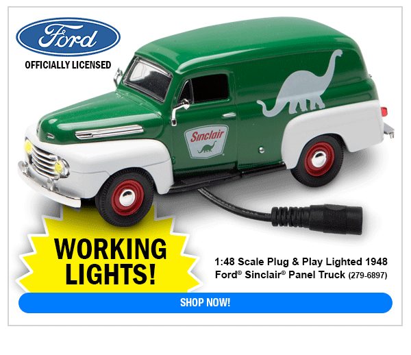 Lighted Sinclair Panel Truck (279-6897)