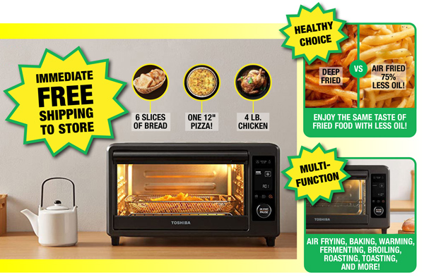 Toshiba's digital toaster oven is on sale for just $87.99 at
