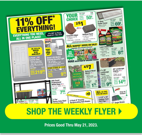 4' Steel Garden Stake ONLY 50 Cents! PLUS New Weekly Deals! Menards