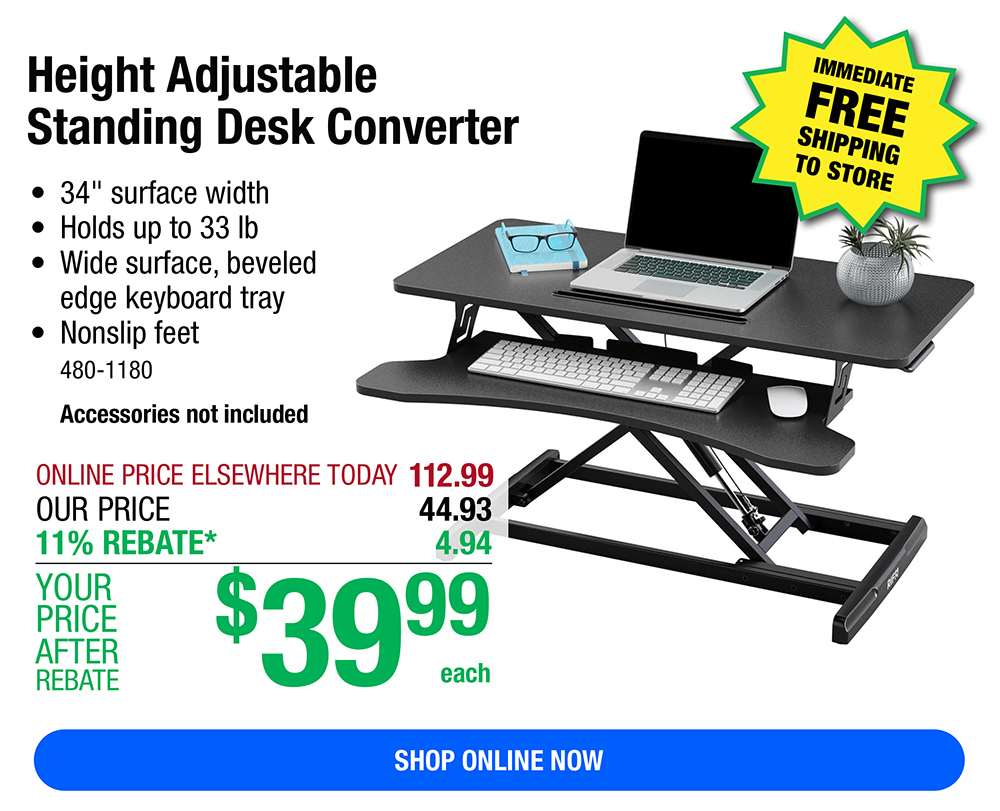 Glass Top Desk ONLY 29.99! Menards