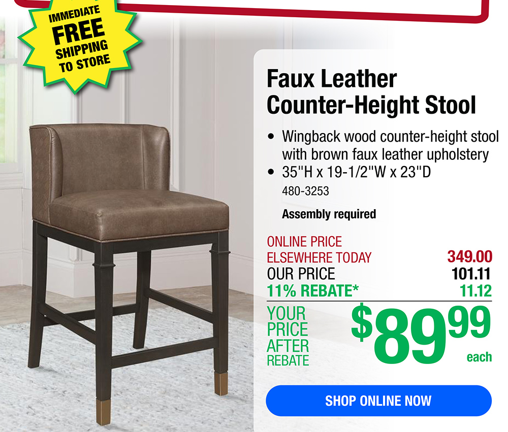 2Pack CounterHeight Stools UNDER 50! Menards