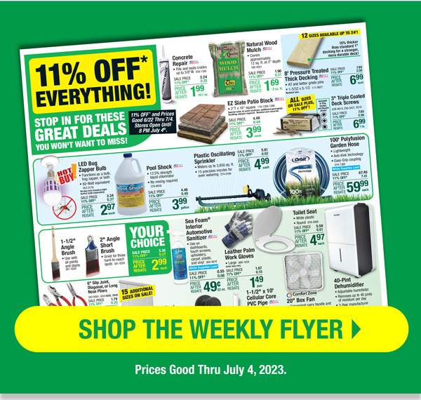 Weekly Deals at Menards®