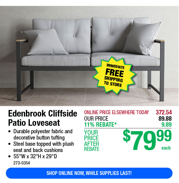 Eucalyptus Swing Lounger ONLY 49.99! Menards