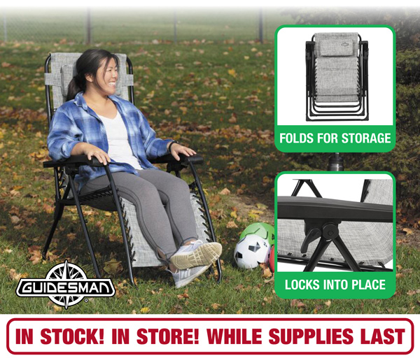 Zero Gravity Lounger Chair ONLY 39.99! Menards