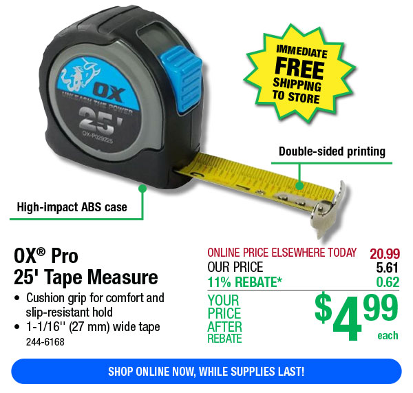 Tool Shop® 25' Tape Measure at Menards®