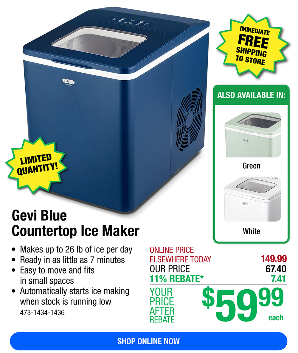 Countertop Ice Maker UNDER 60! Menards