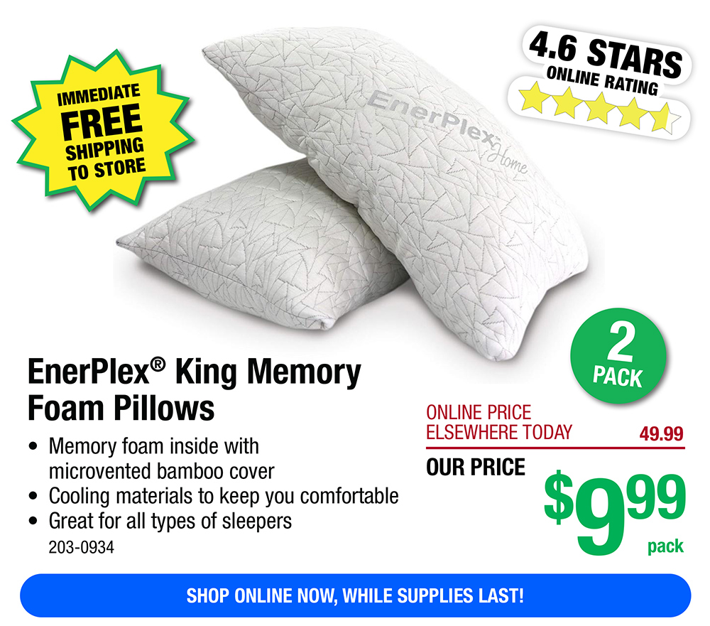 Menards sales bamboo pillow