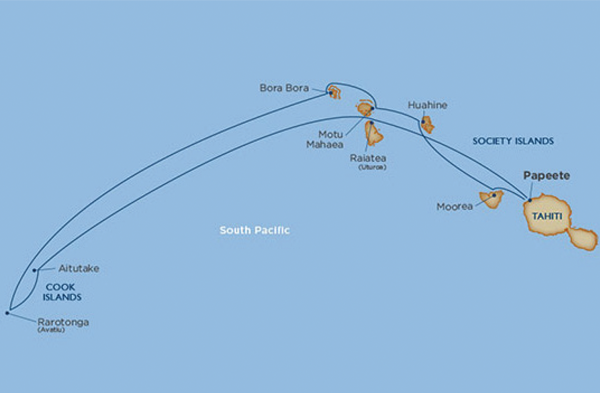 Islands map