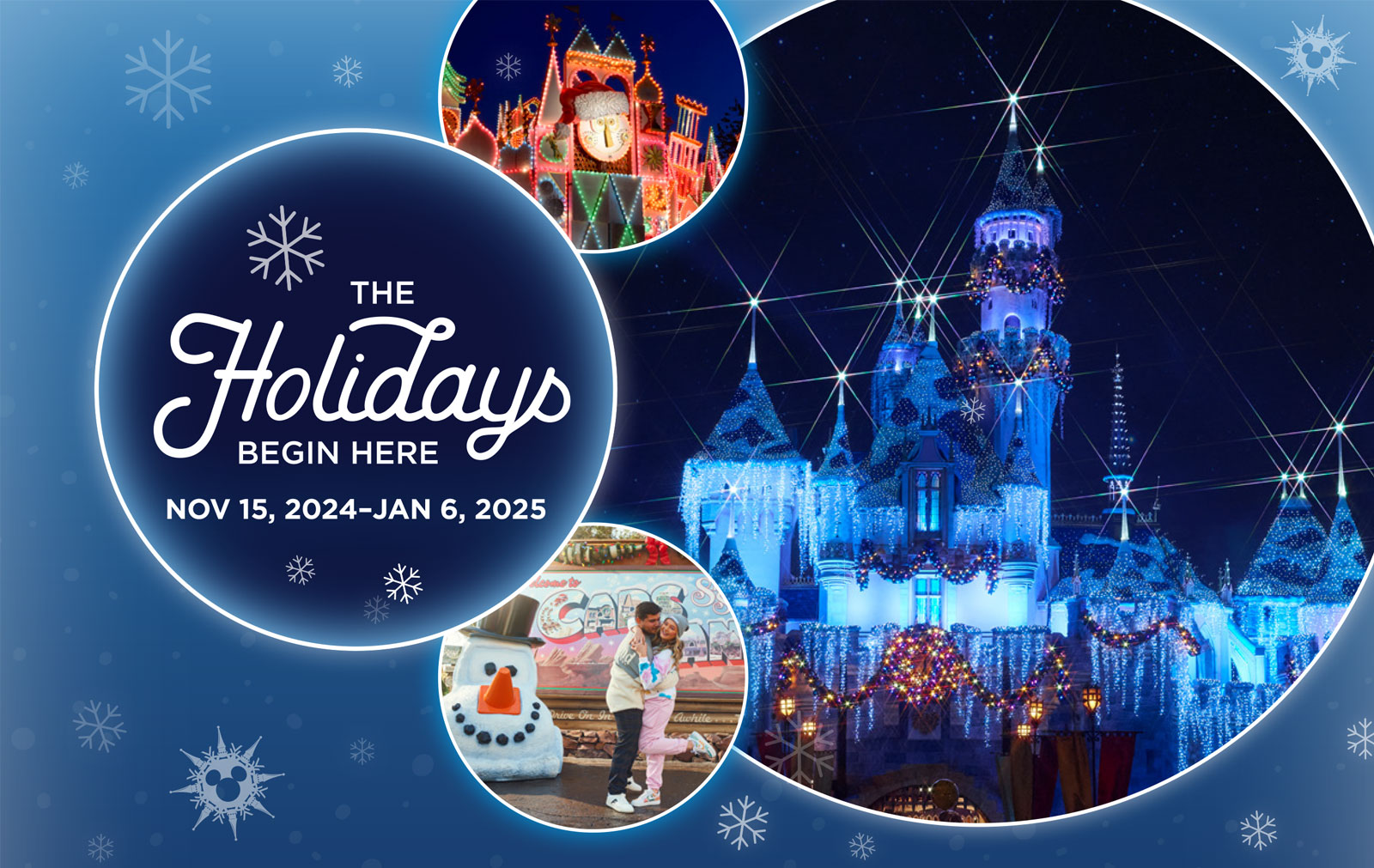 The Holidays Begin at Disneyland Resorts