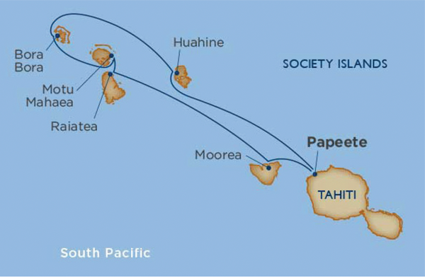 Islands map