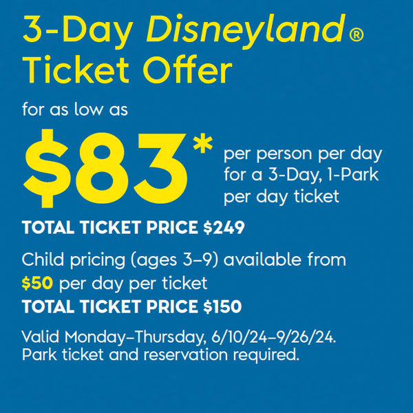 3 Day Disneyland