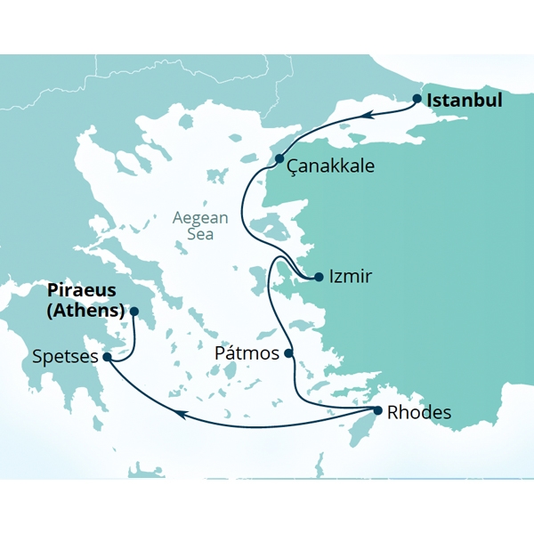 Seabourn Encore Istambul to Piraeus