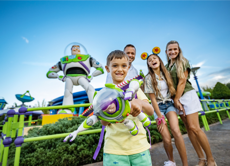 Family in Toy Story Land