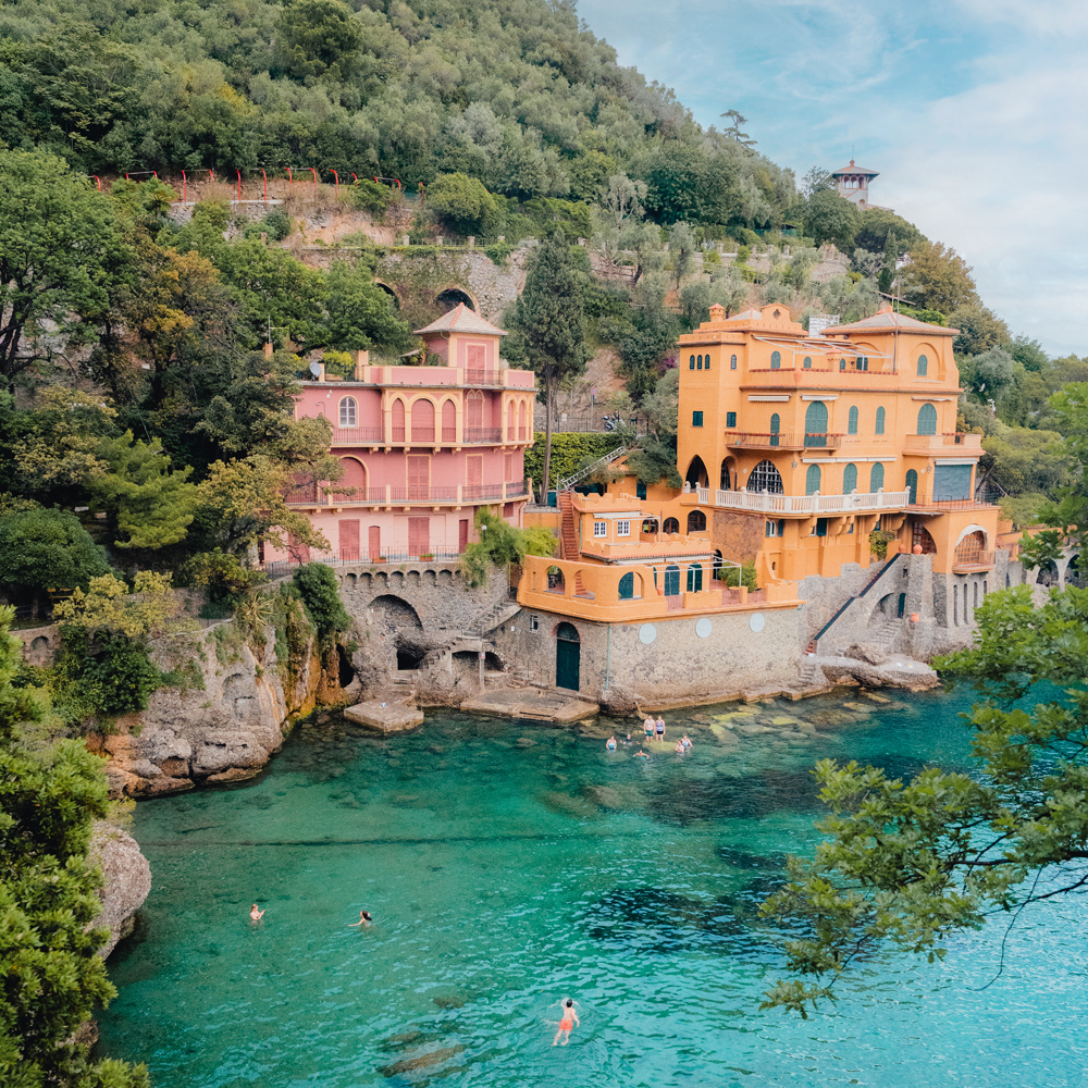 Overlook of Portofino, Italy