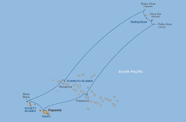 Islands map