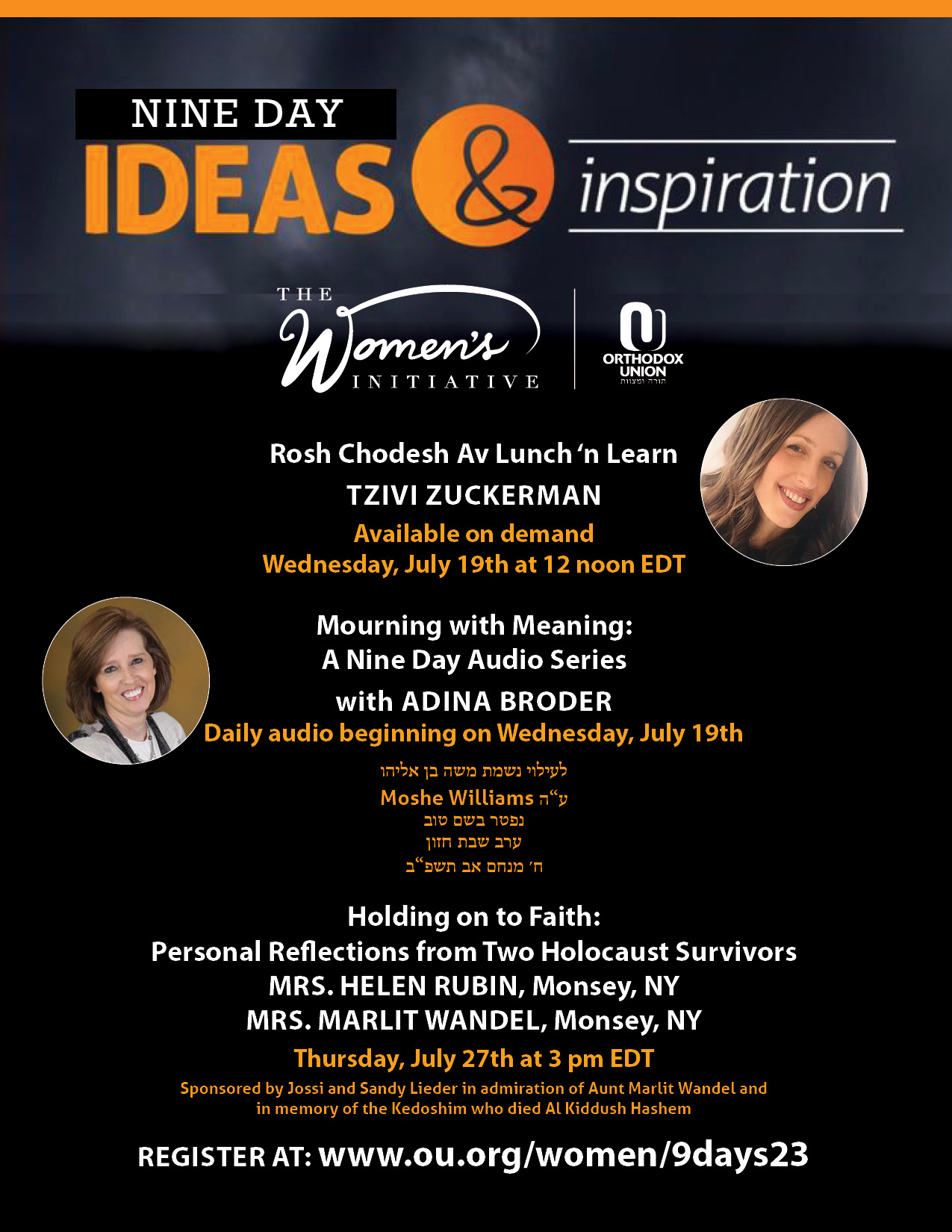 Register for 9 Days Ideas and Inspiration
