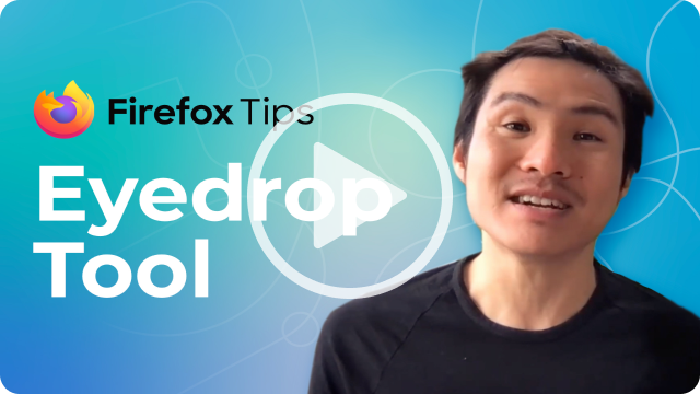 Our favorite Firefox life-hacks: Part 2: Eyedrop tool