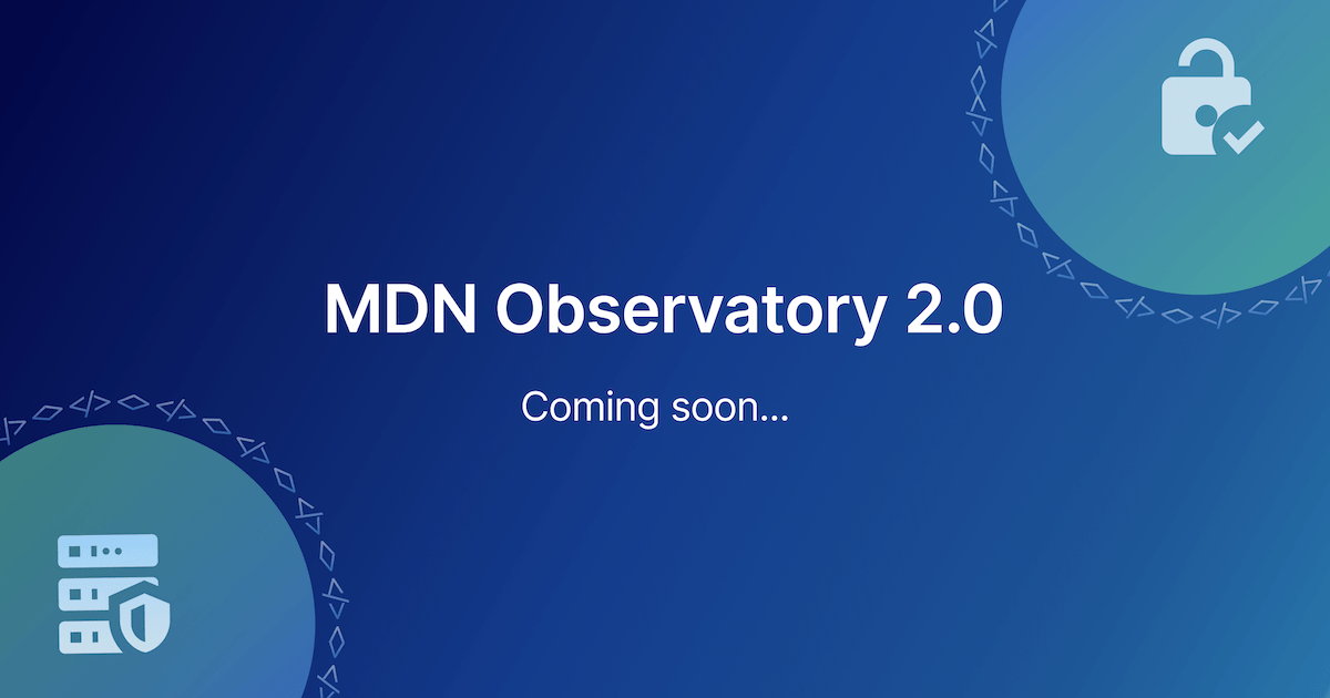 MDN observatory