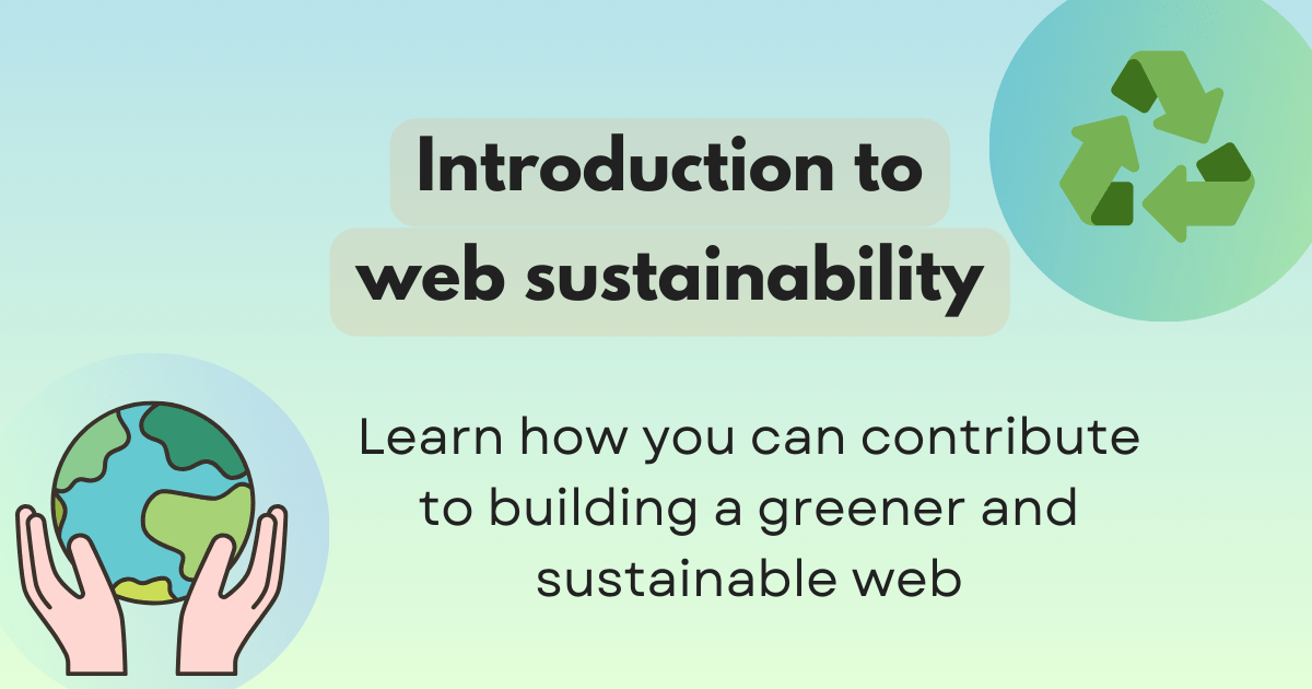 Introduction to web sustainability
