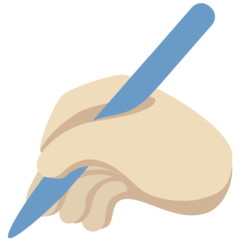 writing hand